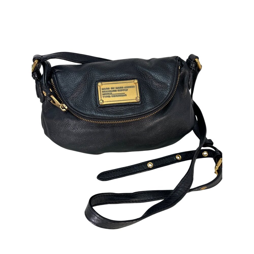 Marc By Marc Jacobs Classic Q Natasha Black Crossbody Shoulder Bag